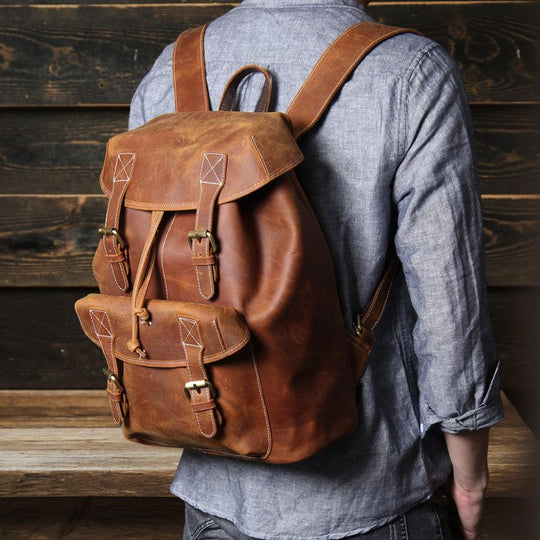 Leather Knapsack | CADIZ