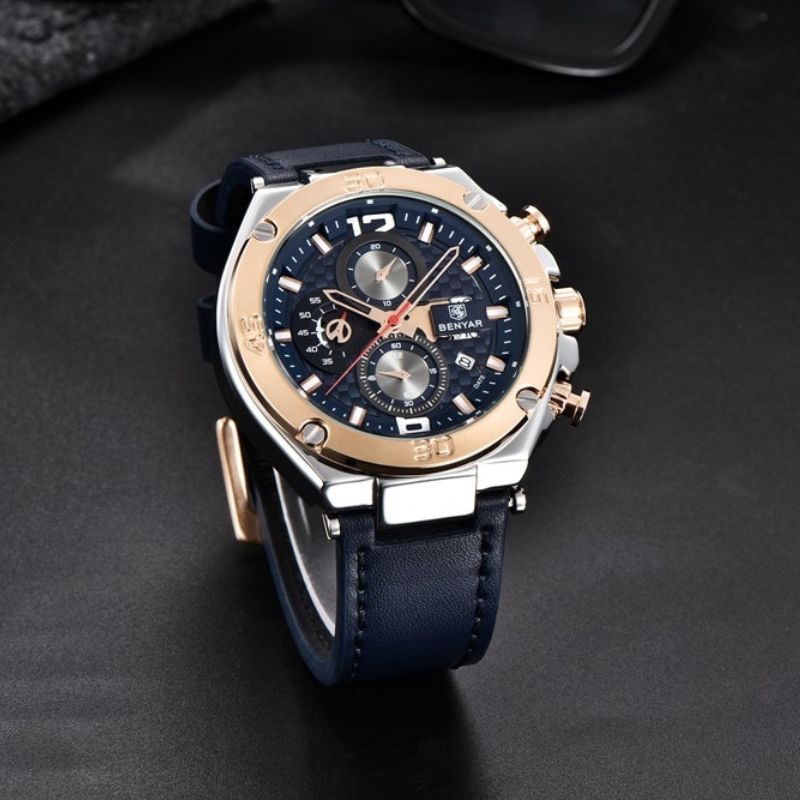 Quartz Multifunctional Sports Chronograph Watch