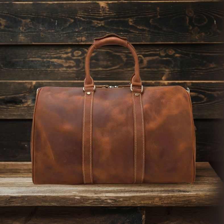 Leather Duffle Bag | LEUVEN