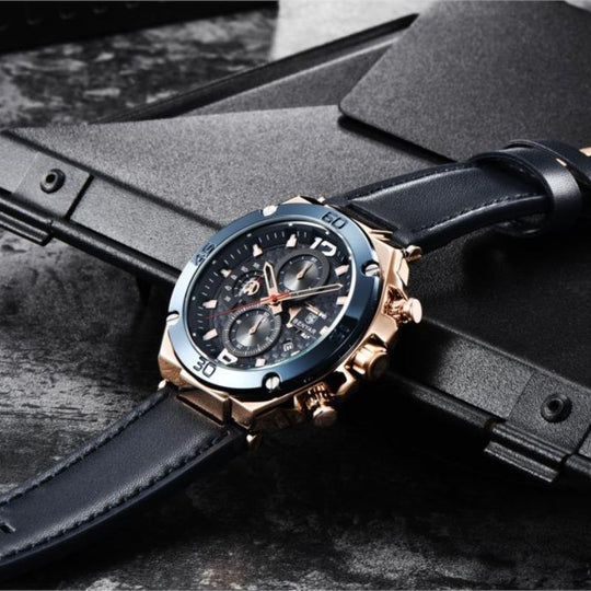 Quartz Multifunctional Sports Chronograph Watch