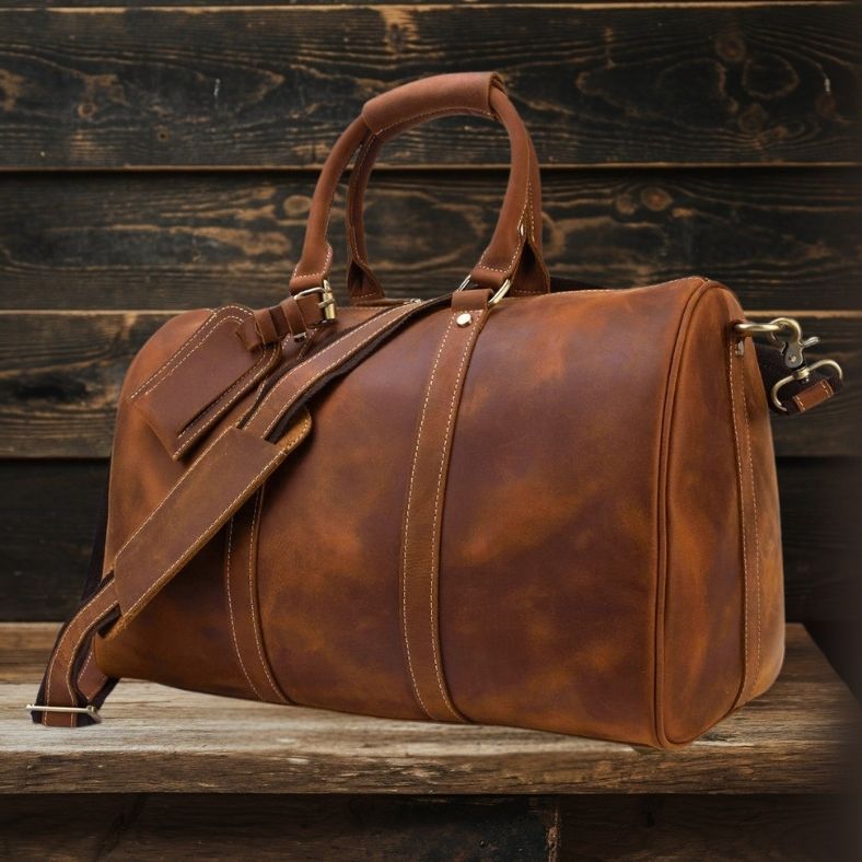 Leather Duffle Bag | LEUVEN