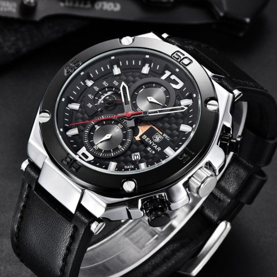 Quartz Multifunctional Sports Chronograph Watch