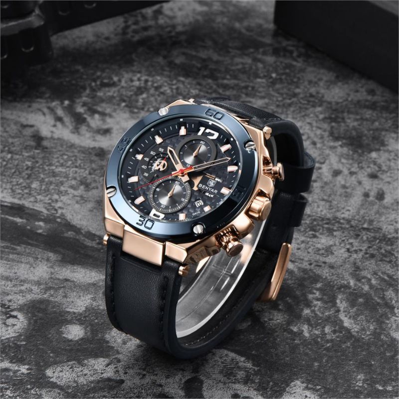 Quartz Multifunctional Sports Chronograph Watch