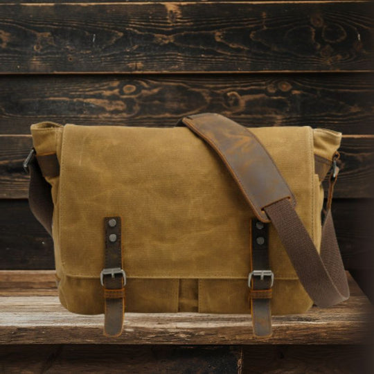 Canvas Laptop Messenger Bag | RENO