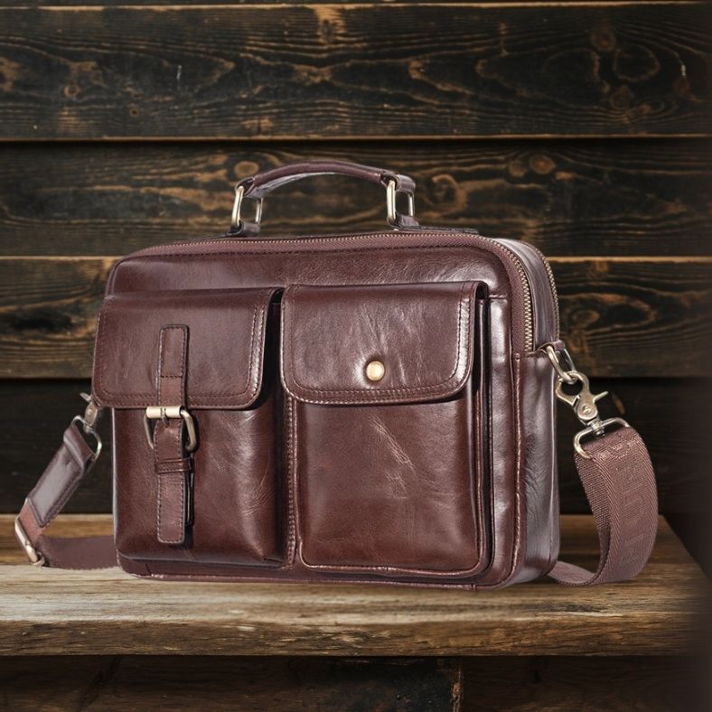 Cullen | Genuine Leather Messenger Bag for Men