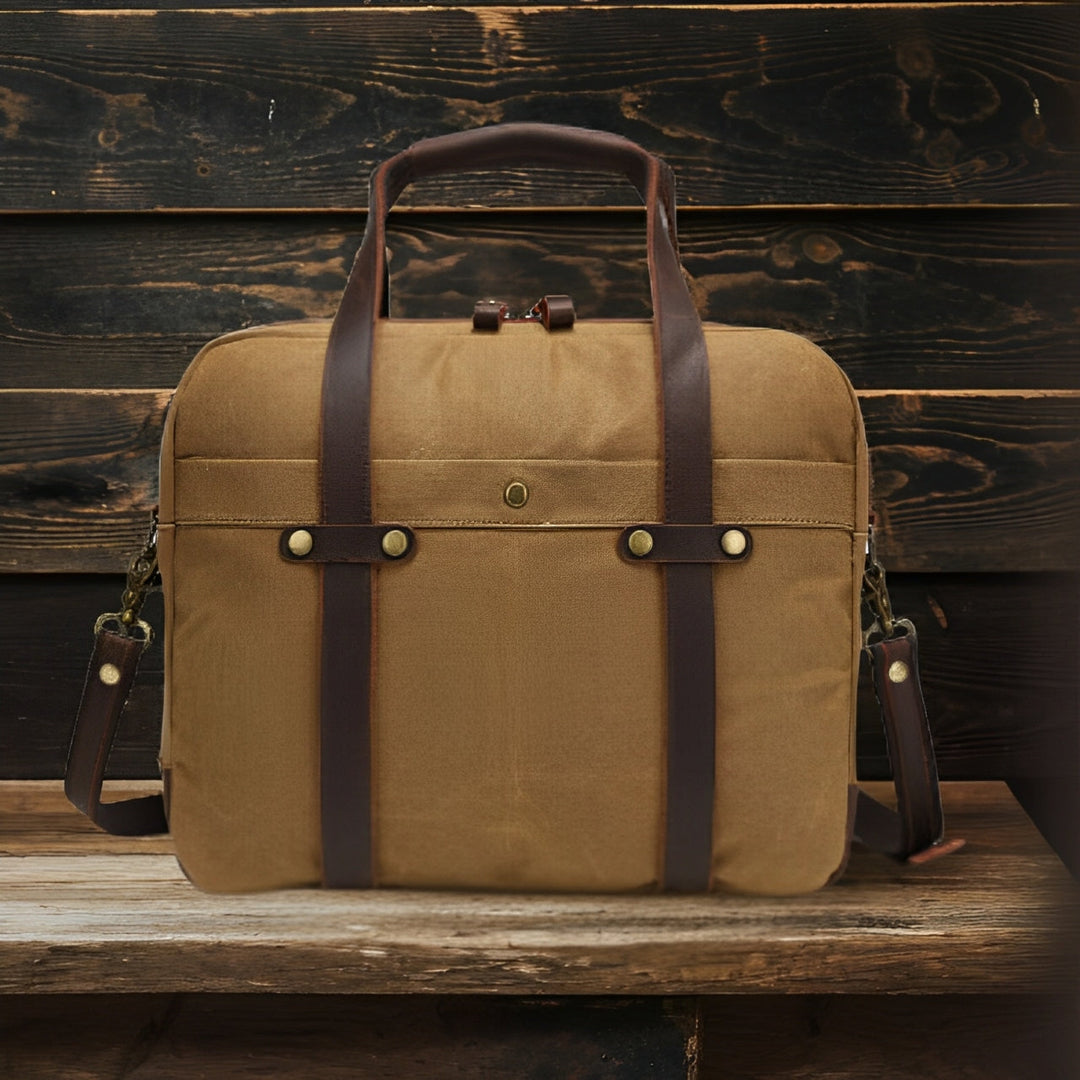 Canvas Laptop Messenger Bag | ASHVILLE