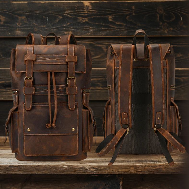 Leandro | Men's Leather Backpack