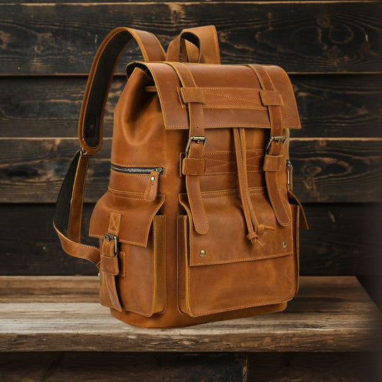 Leandro | Men's Leather Backpack