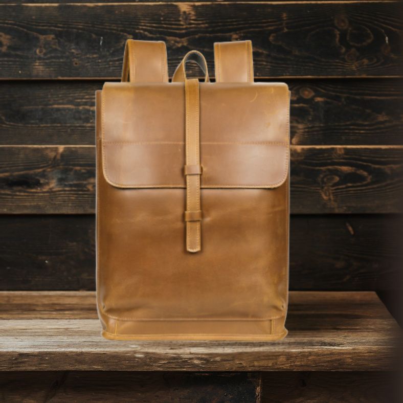 Leather Business Backpack | LUGANO