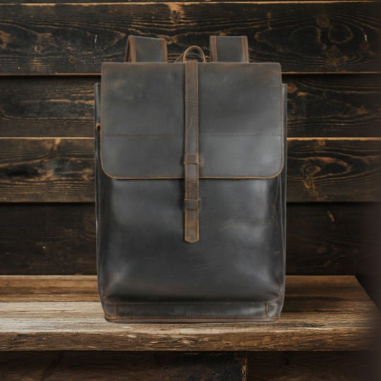 Leather Business Backpack | LUGANO