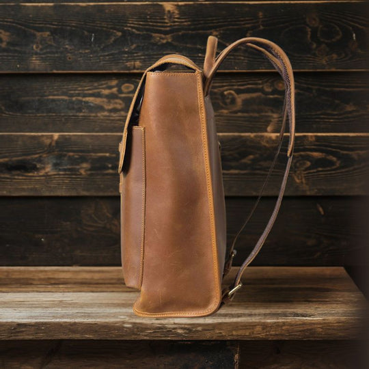 Leather Business Backpack | LUGANO