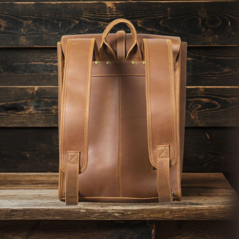 Leather Business Backpack | LUGANO