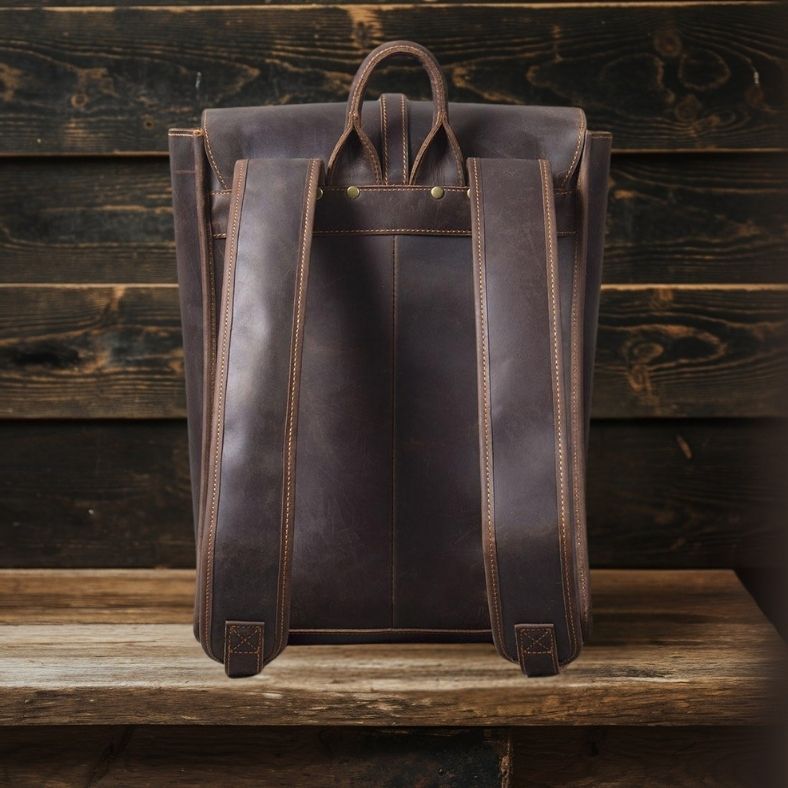 Leather Business Backpack | LUGANO