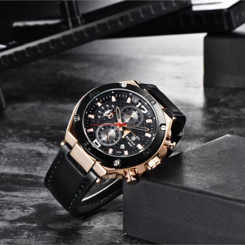 Quartz Multifunctional Sports Chronograph Watch