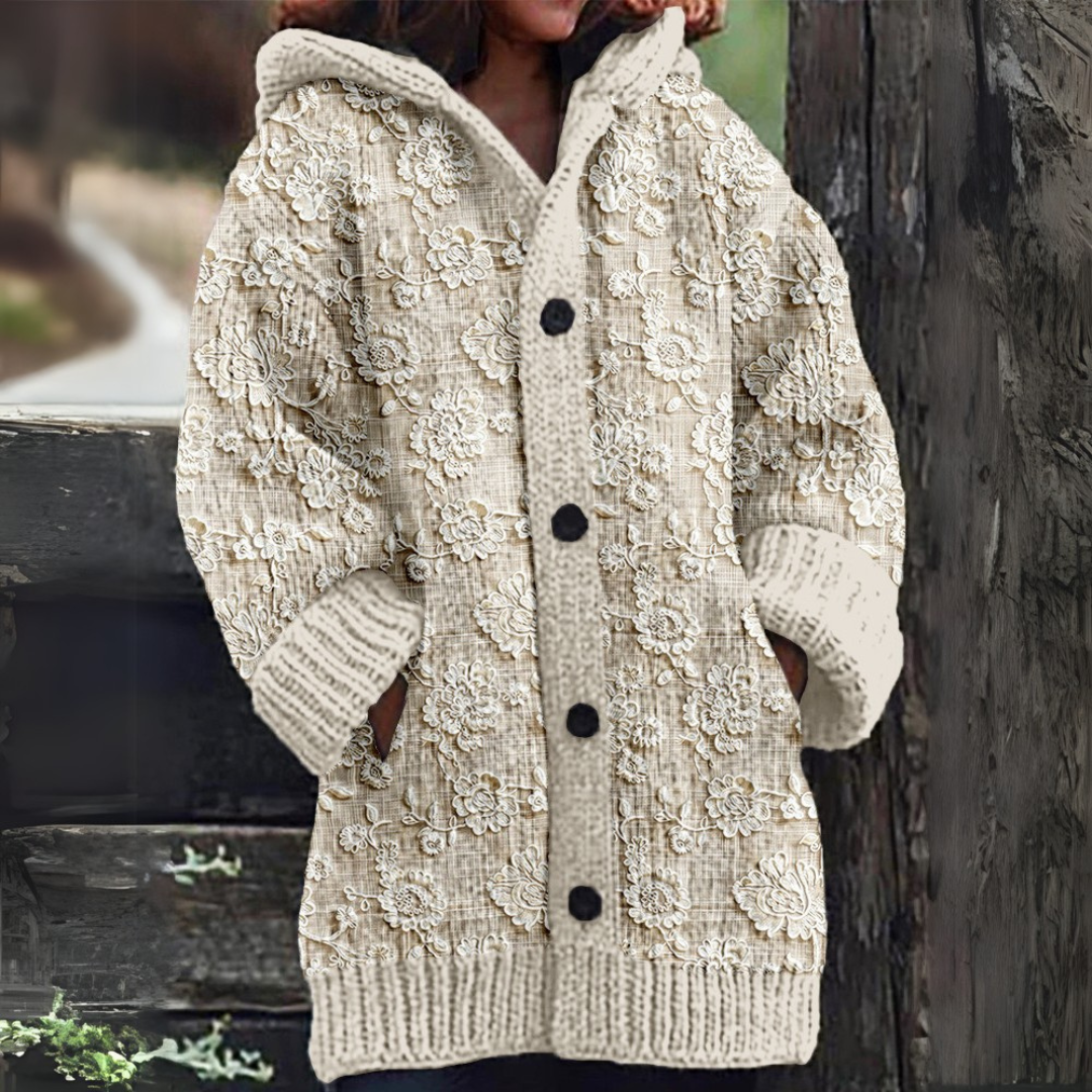 Neve | Winter hooded cardigan