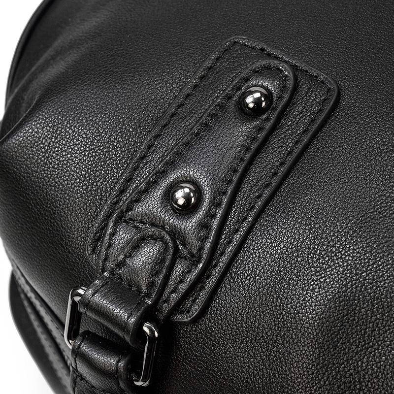 Black Leather Holdall | AALBORG