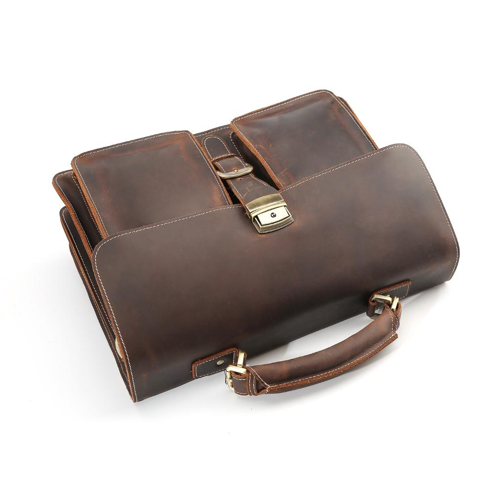 Brown Leather Shoulder Bag | COLMAR