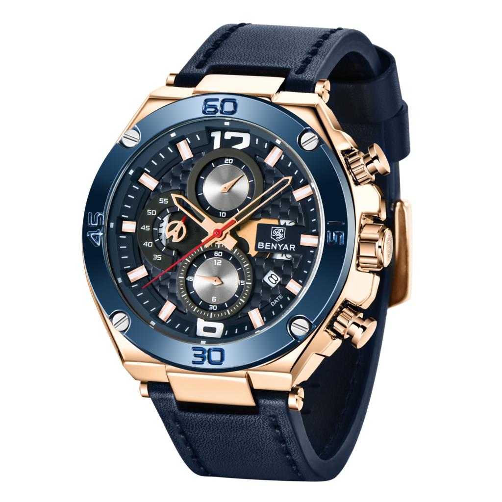 Quartz Multifunctional Sports Chronograph Watch