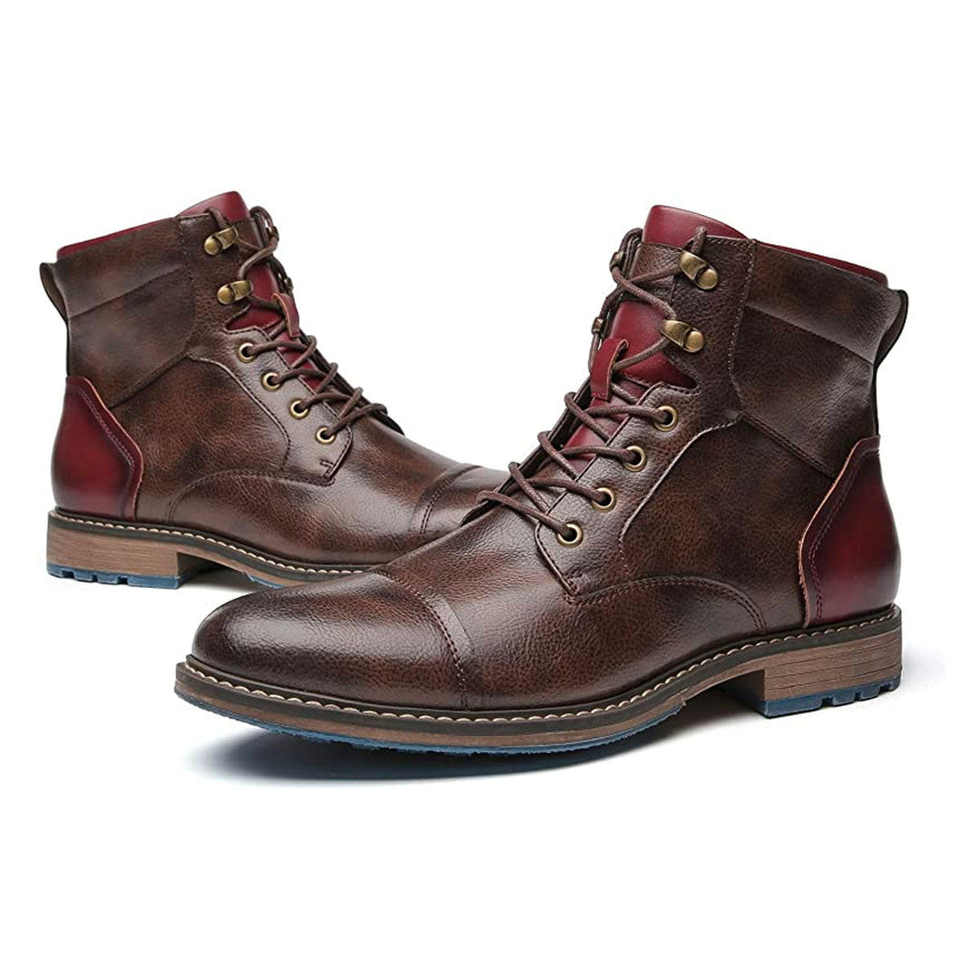 Ethan | Handcrafted GENUINE Leather Oxford Boots