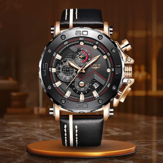 Luxurious Stainless Steel Military Watch