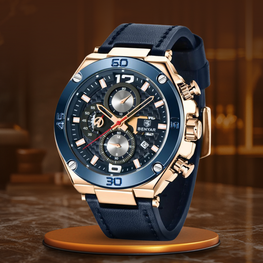 Quartz Multifunctional Sports Chronograph Watch