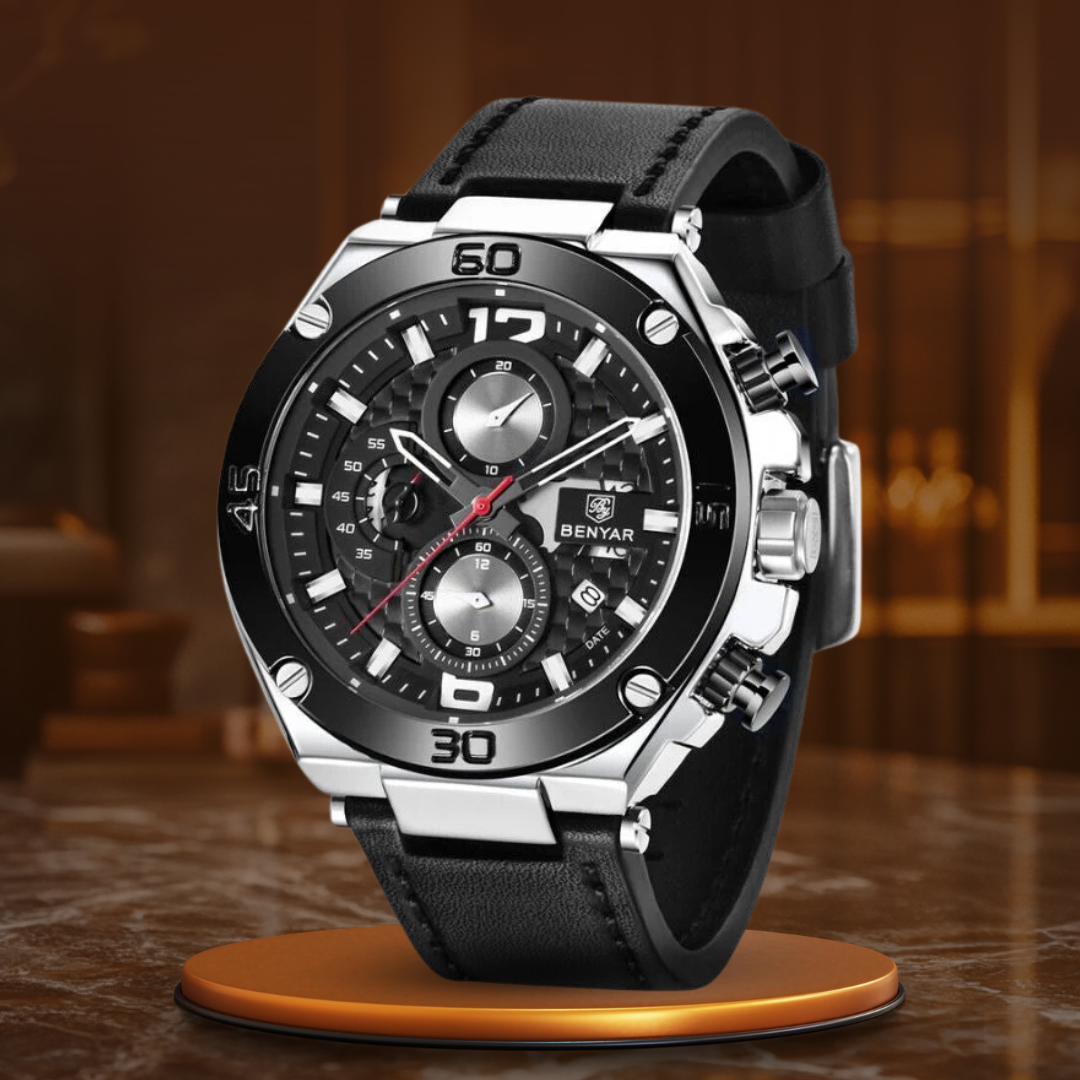 Quartz Multifunctional Sports Chronograph Watch