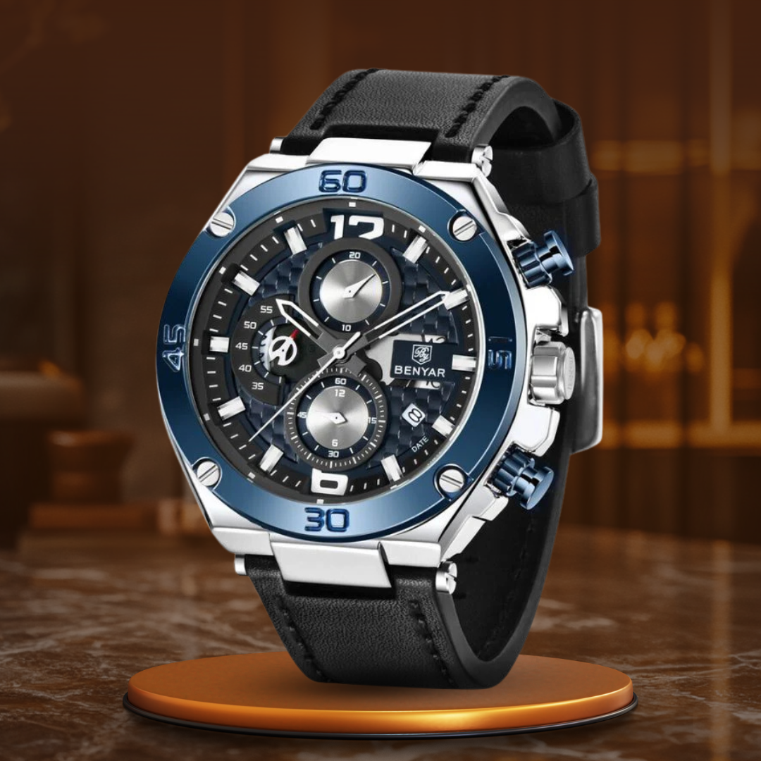 Quartz Multifunctional Sports Chronograph Watch