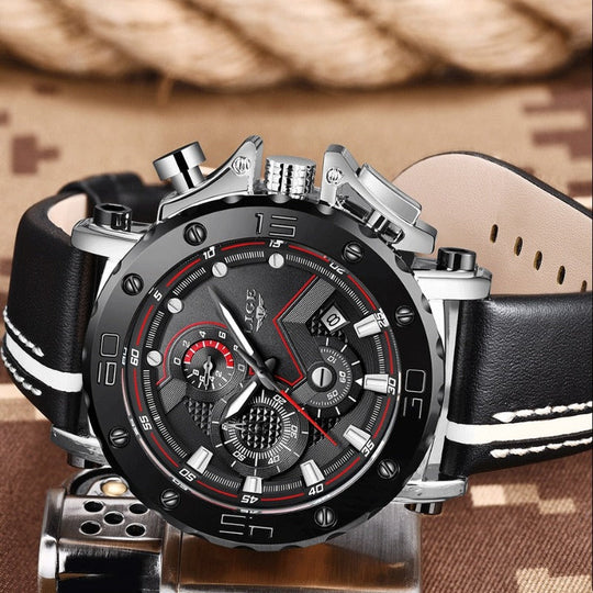 Luxurious Stainless Steel Military Watch