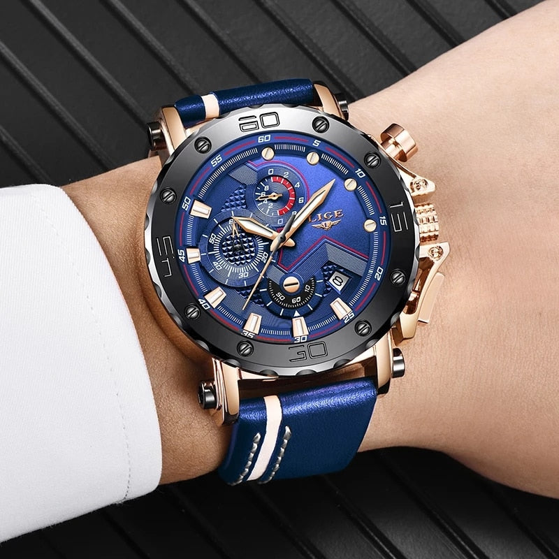 Luxurious Stainless Steel Military Watch