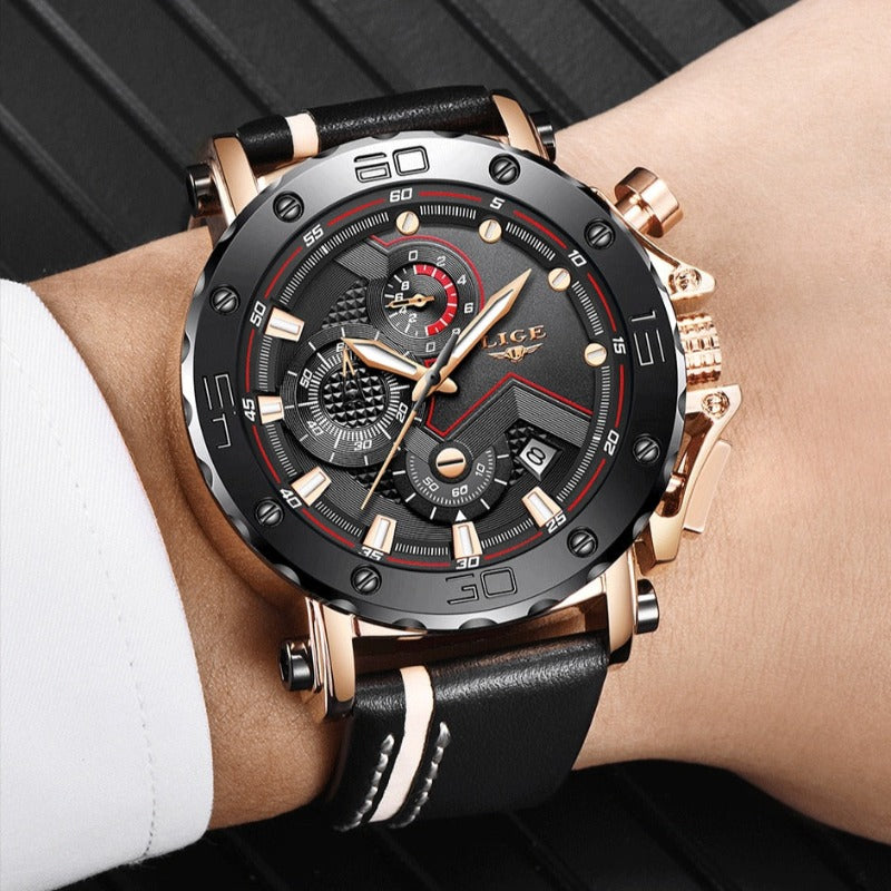 Luxurious Stainless Steel Military Watch