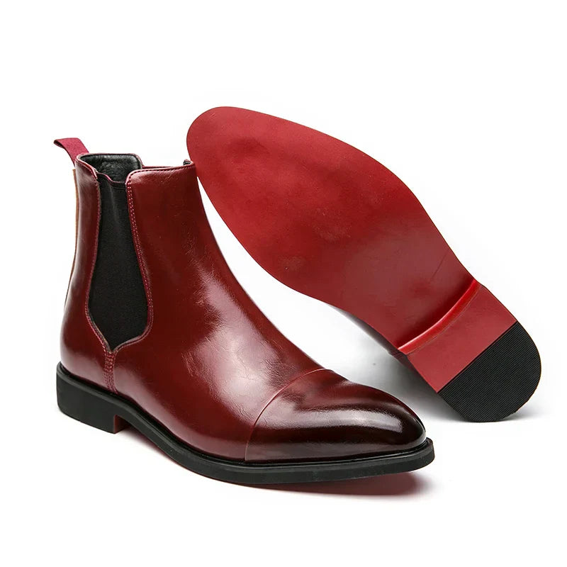 Annibale Carracci Genuine Leather Boots