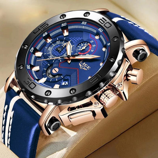 Luxurious Stainless Steel Military Watch