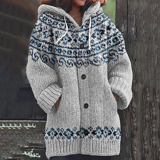 Neve | Winter hooded cardigan