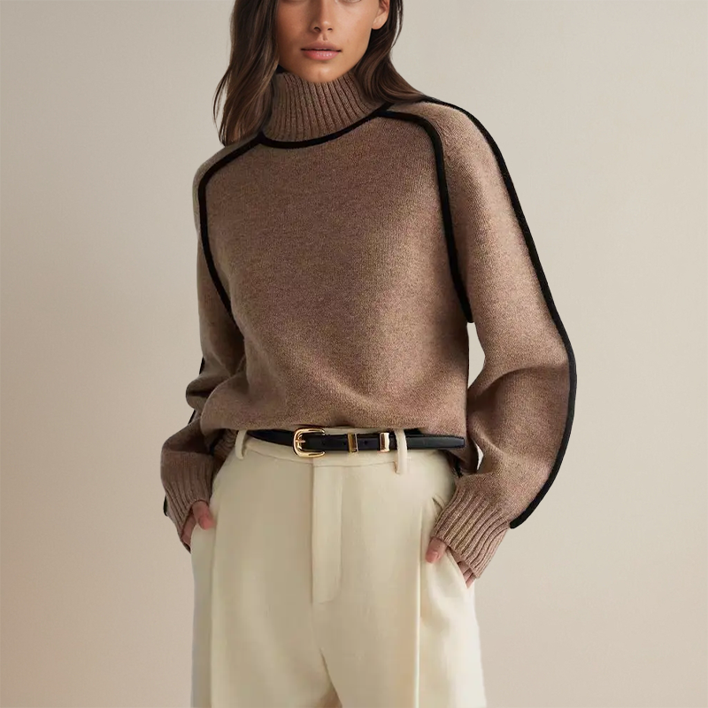 Lina | Warm & Comfortable Turtleneck Sweater