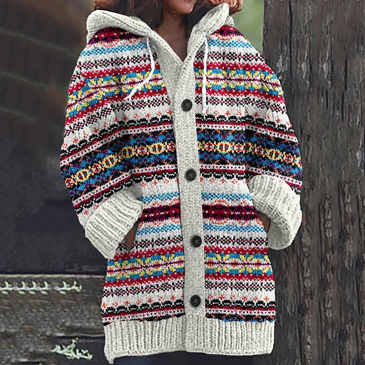 Neve | Winter hooded cardigan