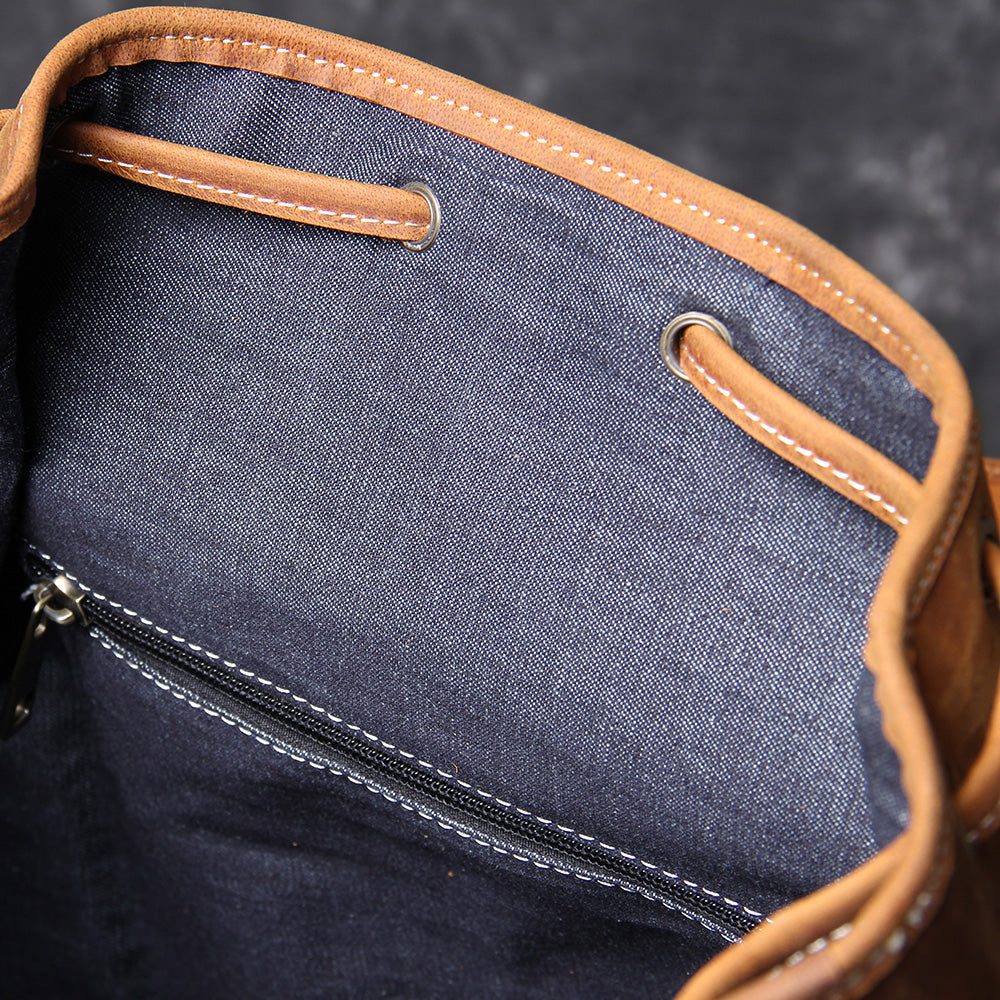 Leather Knapsack | CADIZ