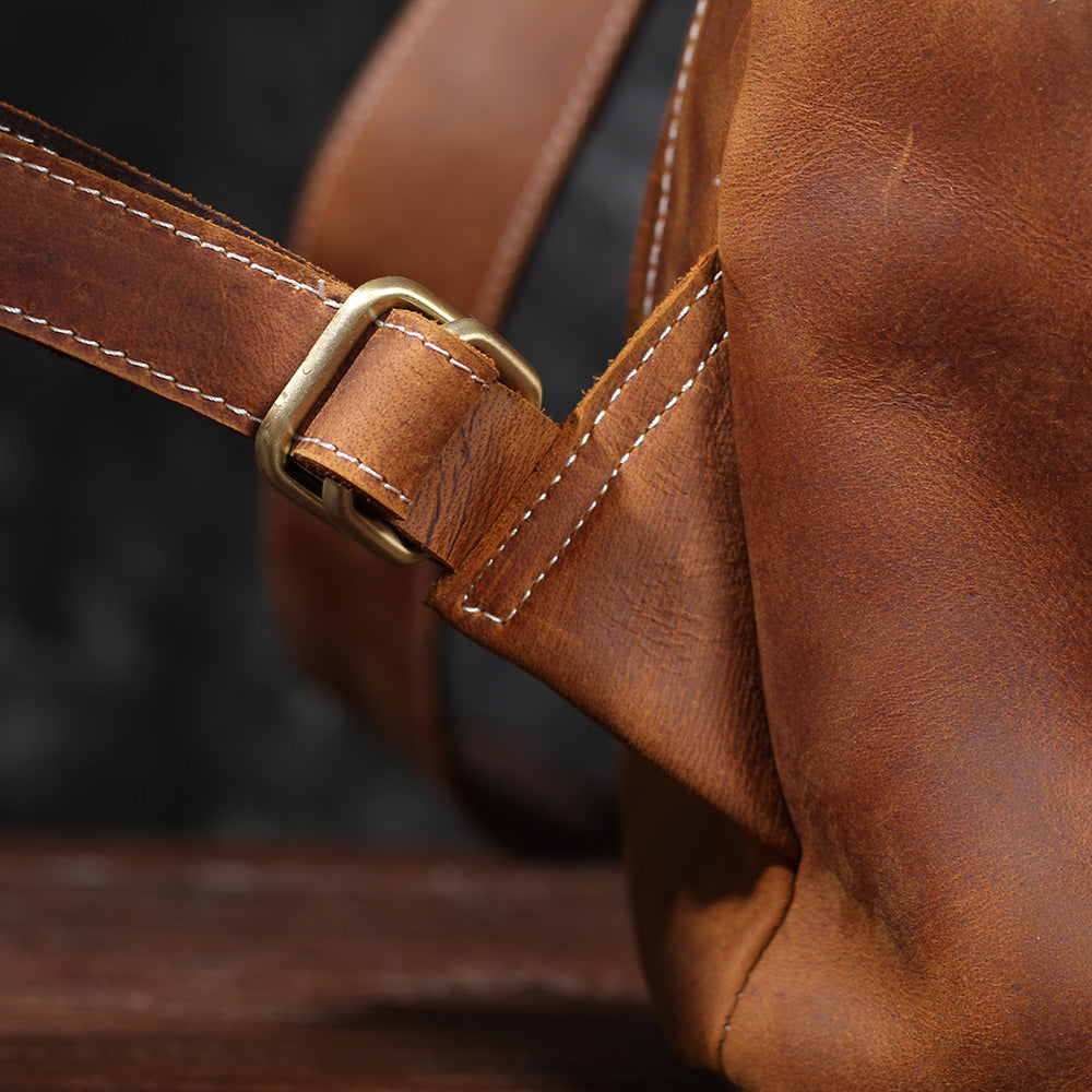 Leather Knapsack | CADIZ