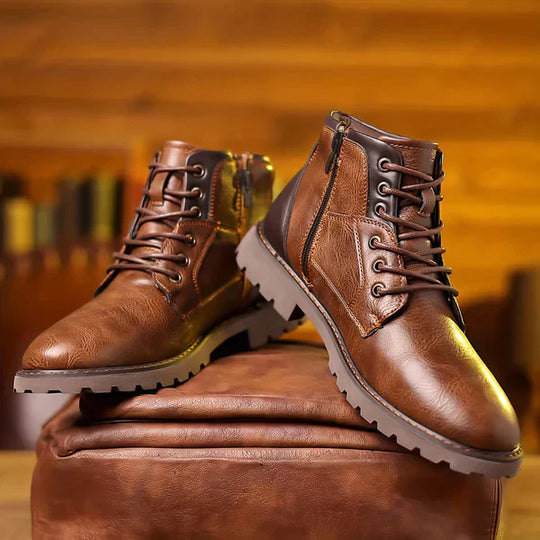 Jethro |  Rugged Lace-Up Boots